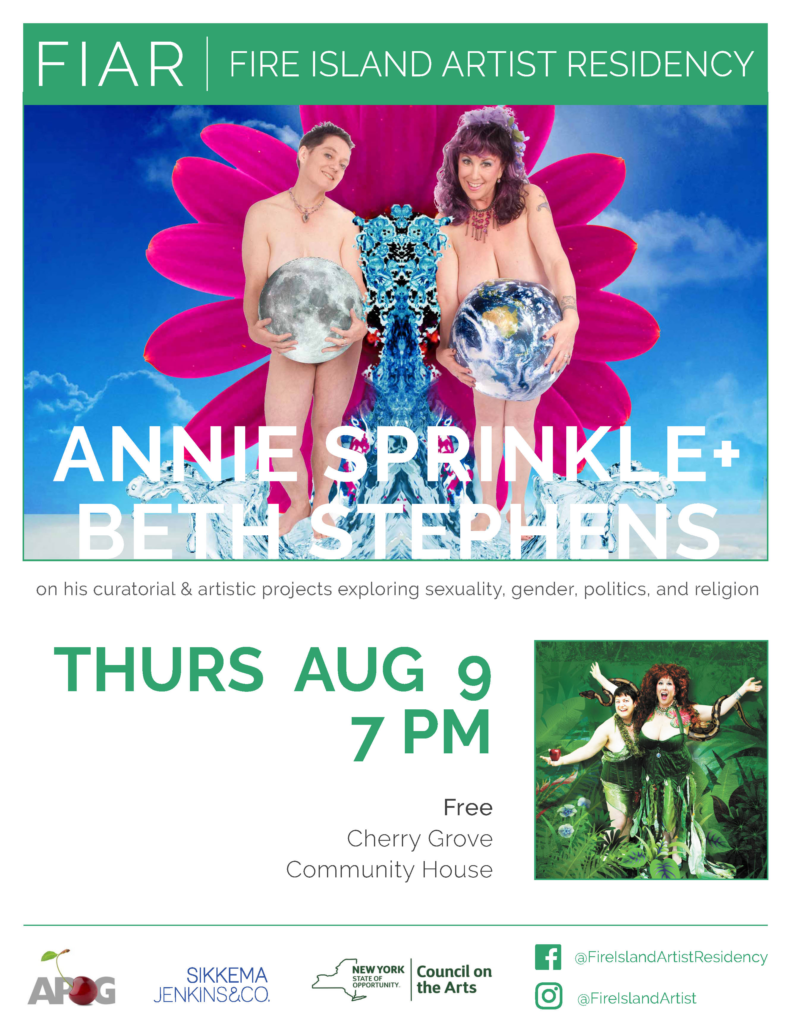 Beth Stephens And Annie Sprinkle Screen Their Film Water Makes Us Wet An Ecosexual Adventure 